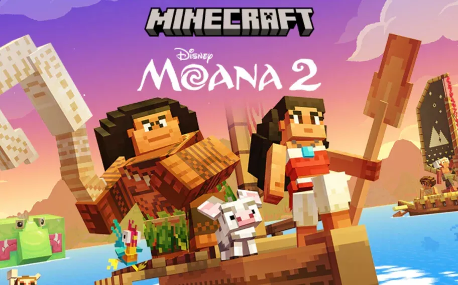 Minecraft Recebe DLC Inspirada em Moana com Novas Aventuras e Personagens