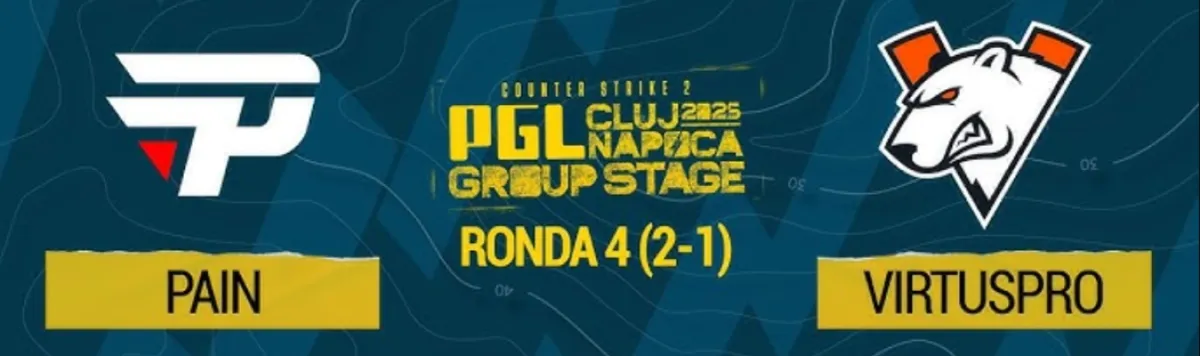 CS2: paiN Vence Virtus.pro e Avança para a Próxima Fase da PGL Cluj-Napoca