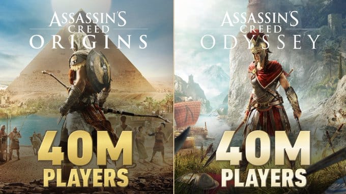 Assassin's Creed Origins e Odyssey ultrapassam marca de 40 milhões de jogadores
