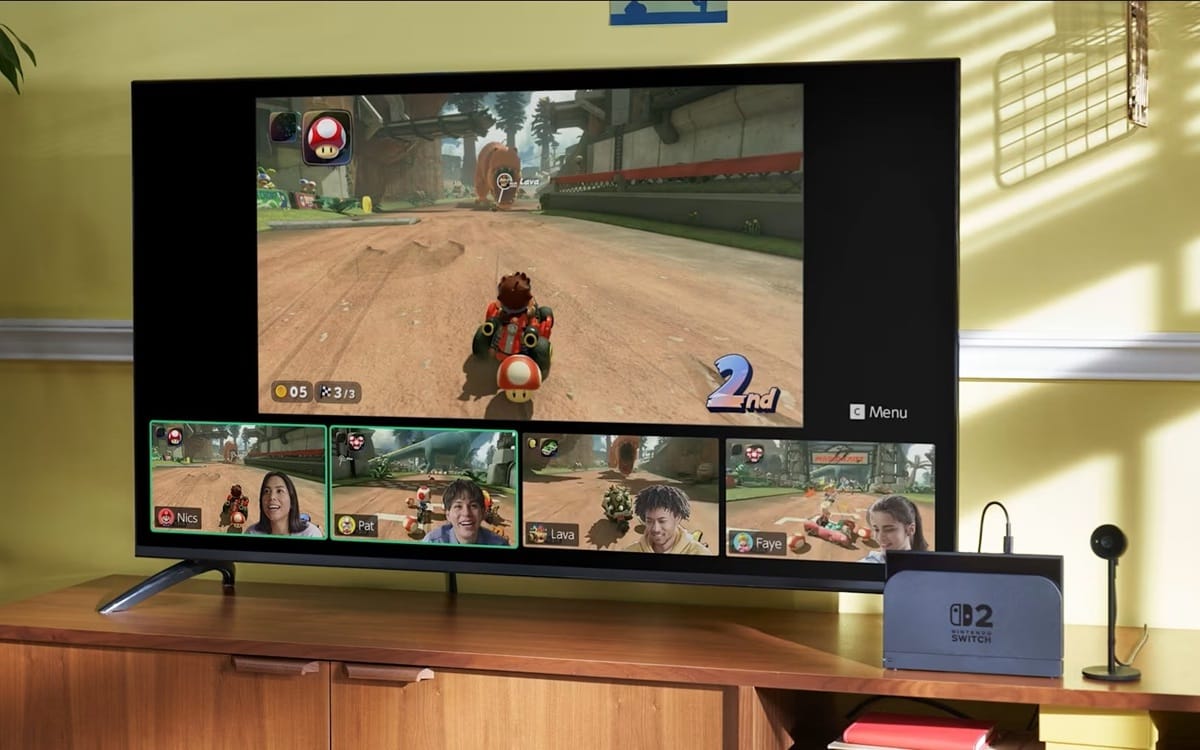 Nintendo explica escolha técnica por baixa qualidade no GameChat do Switch 2