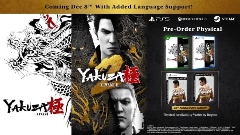 Yakuza Kiwami e Kiwami 2 chegam ao PS5 e Xbox Series em dezembro com localização em português