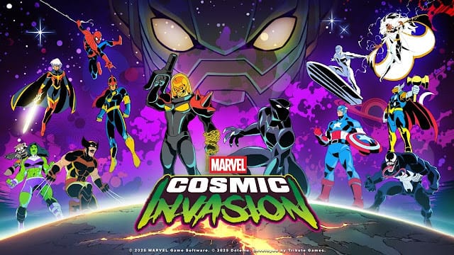 MARVEL Cosmic Invasion revela Pantera Negra e Motoqueiro Fantasma Cósmico como novos heróis jogáveis