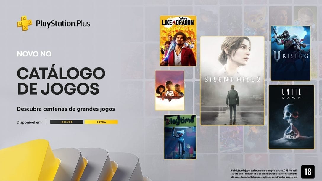 PS Plus Extra e Deluxe de outubro traz Silent Hill 2, Until Dawn e Tekken 3 ao catálogo