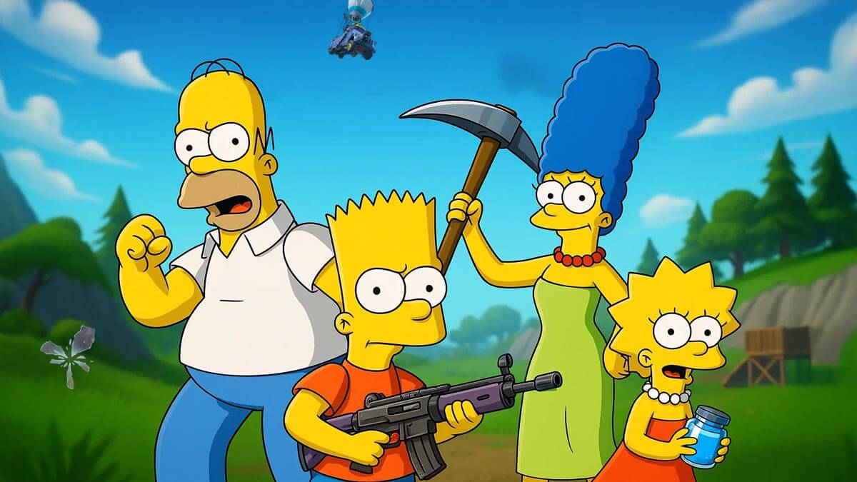 Os Simpsons podem ganhar mini-temporada em Fortnite com mapa completo de Springfield