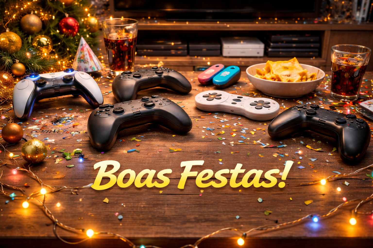 Gameversus deseja um feliz Ano-Novo aos leitores e celebra um ano marcante para os games