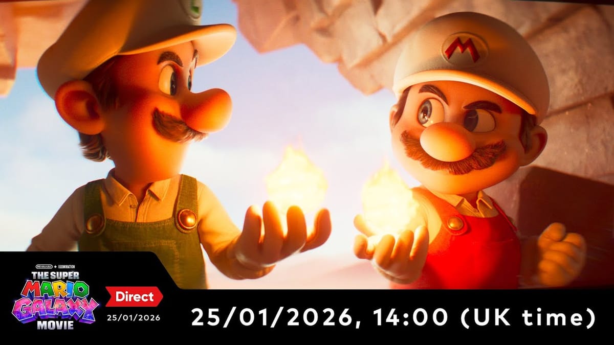 Nintendo confirma Direct especial de Super Mario Galaxy: O Filme para 25 de janeiro