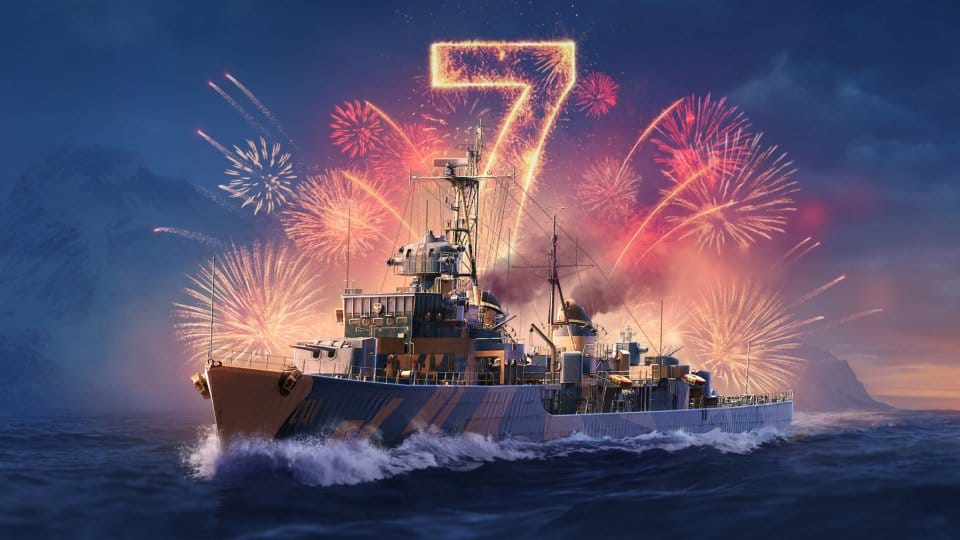 World of Warships: Legends celebra 7 anos com novos navios, eventos e colaborações