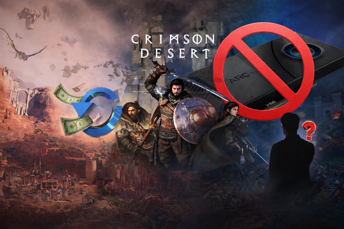 Crimson Desert não suporta GPUs Intel Arc e Pearl Abyss recomenda reembolso