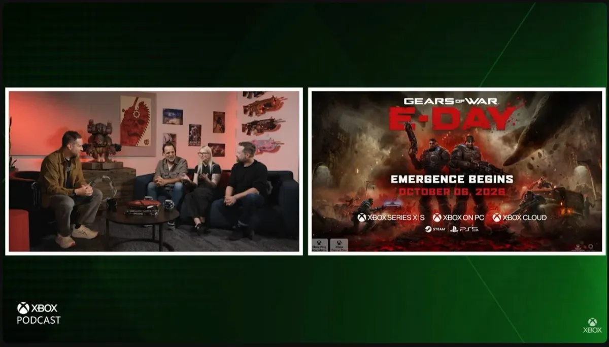 Xbox remove logo do PS5 de Gears of War: E-Day e reforça exclusividade permanente