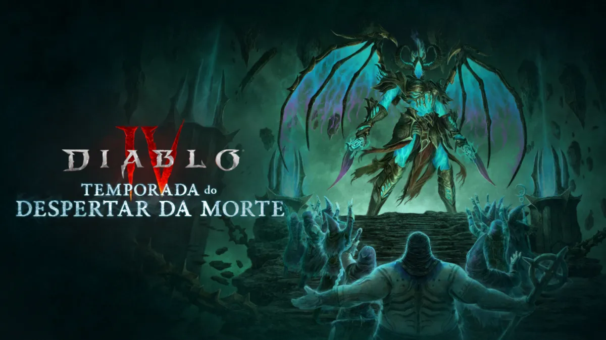Diablo IV inicia Temporada do Despertar da Morte com novo modo, reformulação de itens e teste gratuito do Bruxo