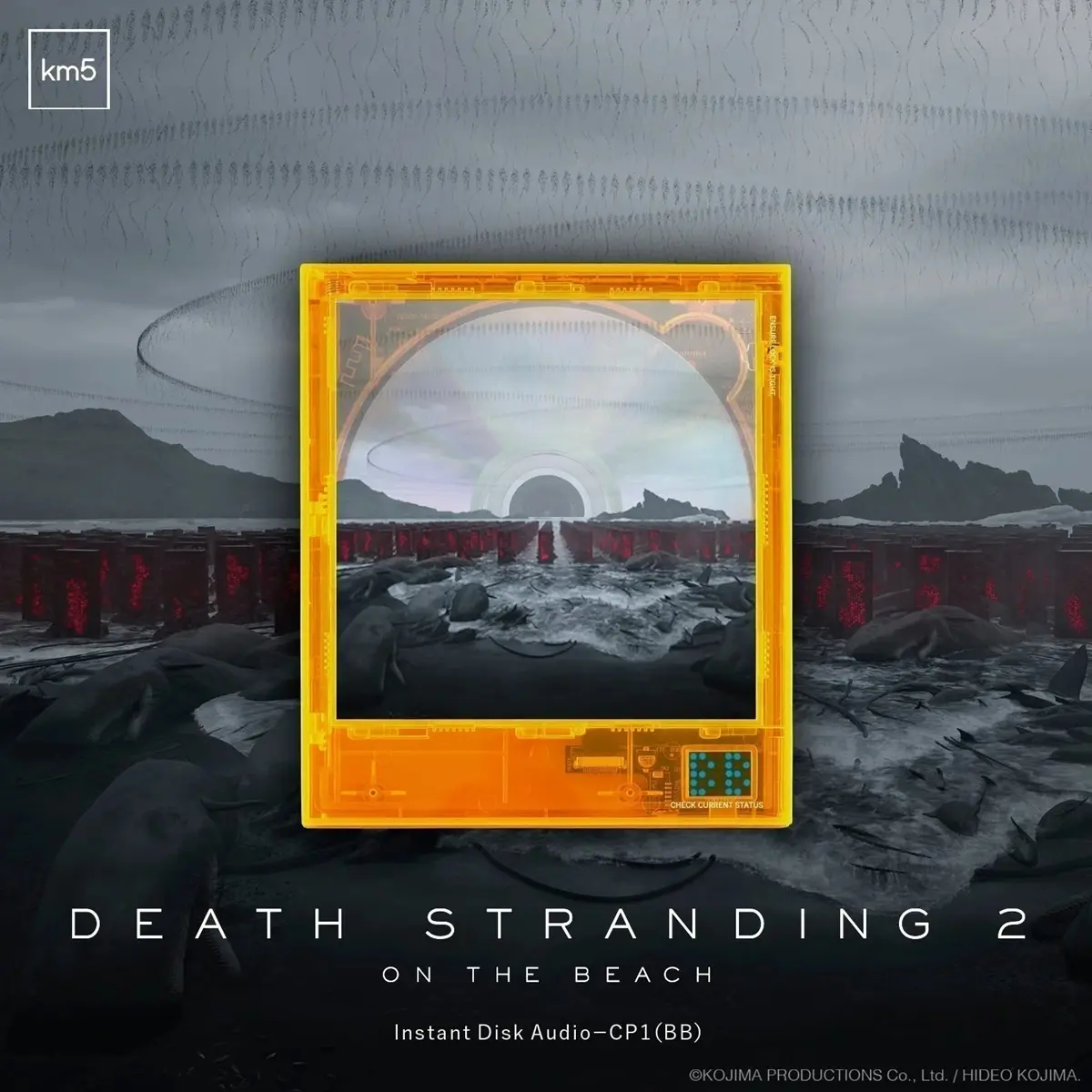 Hideo Kojima lança CD player temático de Death Stranding 2 inspirado na BB Pod