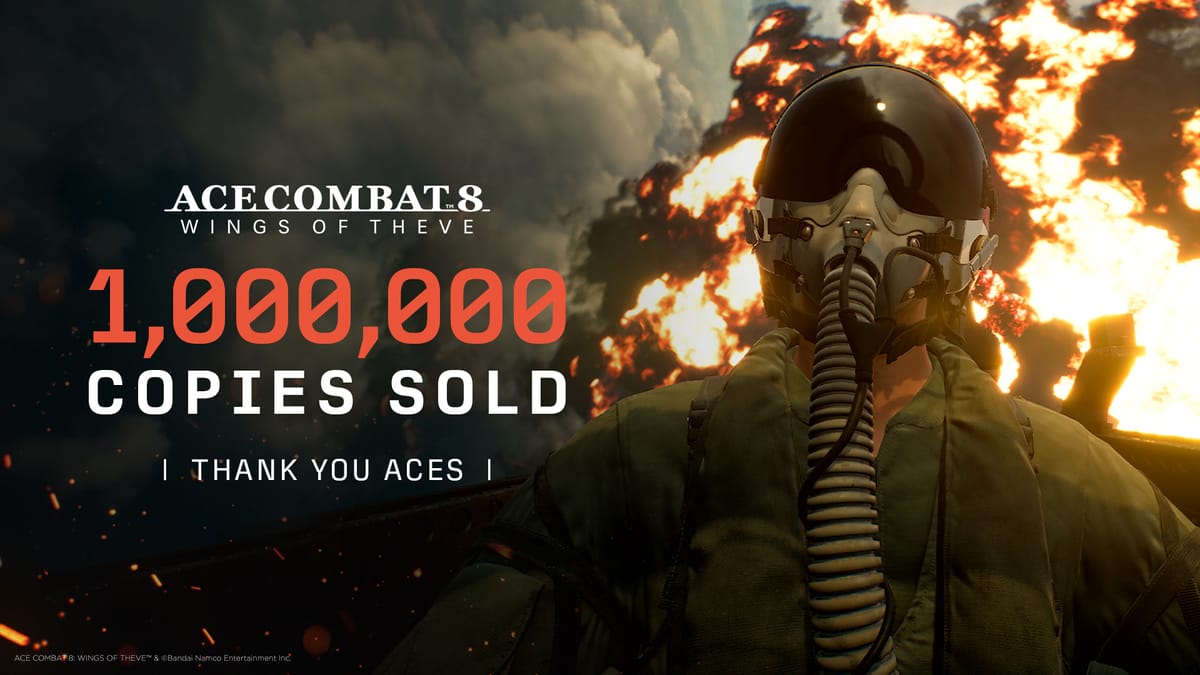 Ace Combat 8 vende 1 milhão de cópias e registra a maior estreia da franquia