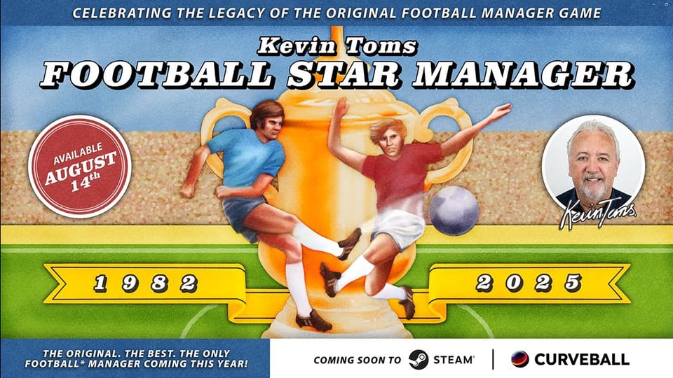 Clássico de 1982, Football Manager retorna ao Steam como Kevin Toms Football Star Manager