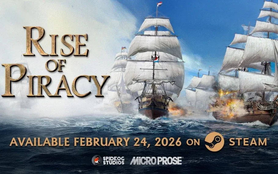 Rise of Piracy estreia em Acesso Antecipado no Steam em 24 de fevereiro com campanha completa e sandbox naval