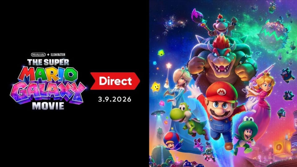 Nintendo anuncia Direct especial dedicado a Super Mario Galaxy: O Filme