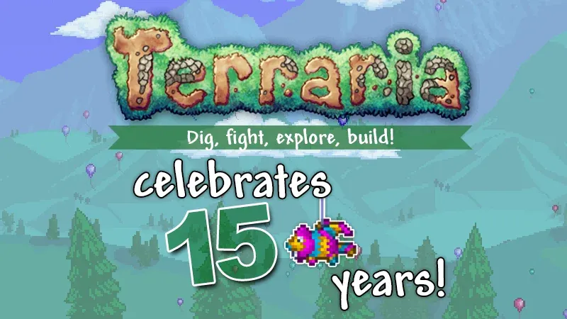 Terraria celebra 15 anos com 70 milhões de cópias vendidas e promete atualizações além da 1.4.6