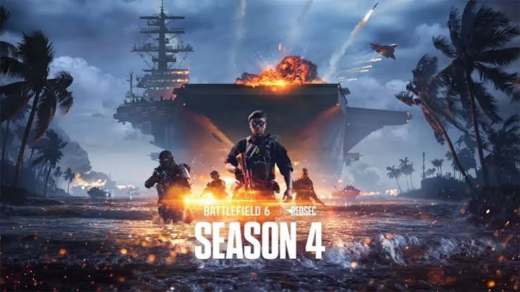 Battlefield 6 recebe guerra naval, novos mapas e retorno de Wake Island na Temporada 4