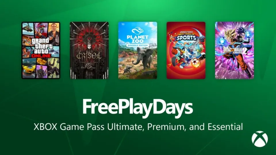Xbox libera cinco jogos gratuitos no fim de semana