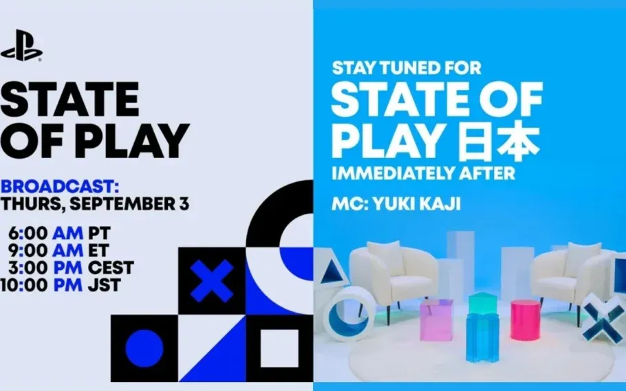 Sony anuncia duas State of Play seguidas para 3 de setembro com novidades de Final Fantasy VII Revelation