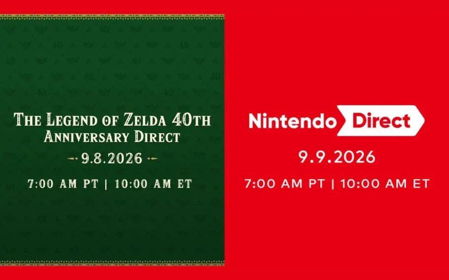Nintendo prepara duas Direct para a próxima semana, incluindo uma edição especial de Zelda