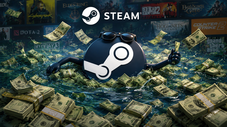 Steam se aproxima de US$ 20 bilhões em receita em 2026 e pode estabelecer novo recorde