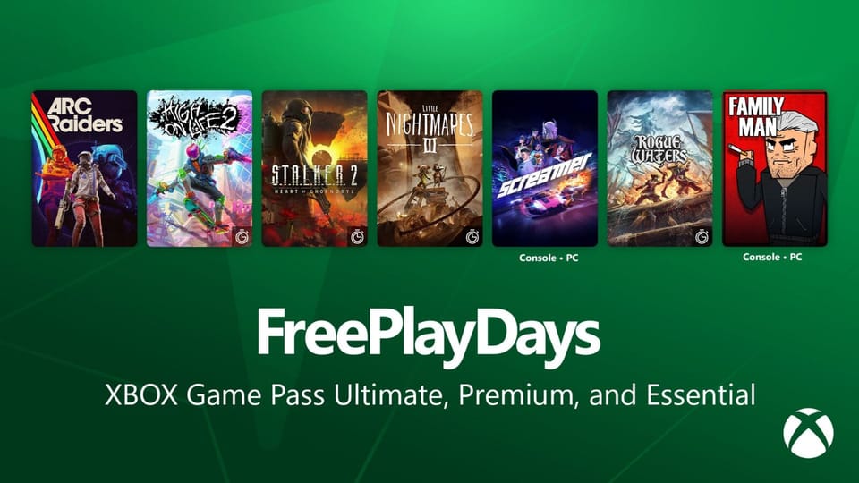 Xbox libera ARC Raiders e outros jogos de graça no Free Play Days deste fim de semana