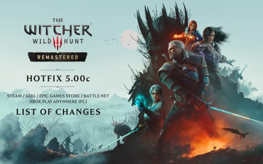 The Witcher 3 Remastered recebe primeiro patch com melhorias de desempenho no PC e consoles