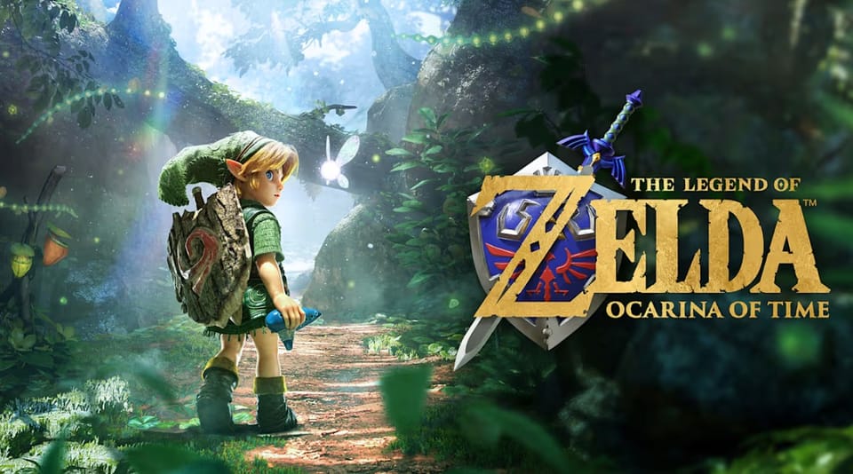 Zelda: Ocarina of Time ganha novo trailer no Switch 2 com primeira aparição de Dark Link